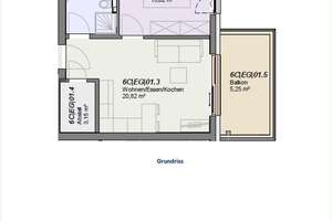 Wohnen mit Charakter: 2-Zimmer-Wohnung in Gießen – 35394 Gießen-Ost, Gießen – Vorschaubild 2