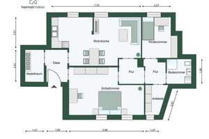 FRISCH SANIERT -  3 Zimmer mit Einbauküche in ruhiger Lage – Die vollständige Adresse der Immobilie erhältst du vom Anbieter., 4159 Möckern, Leipzig – Vorschaubild 20