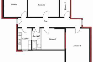 4,5-Zimmer-bald bezugsfrei-Altbauwohnung nahe FU Berlin – Unter den Eichen 94b, 12205 Lichterfelde, Berlin – Vorschaubild 16
