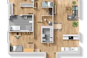 Modern*Dachterrasse*Aufzug*geräumige TG*4 Zimmer*2 Bäder – Die vollständige Adresse der Immobilie erhältst du vom Anbieter., 40237 Düsseltal, Düsseldorf – Vorschaubild 3