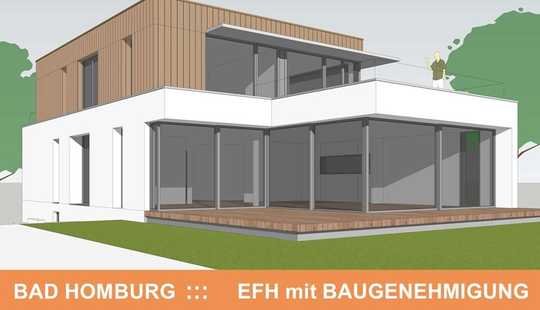 Bild von BAD HOMBURGER BESTLAGE   :::   NEUBAU mit BAUGENEHMIGUNG oder UMBAU?