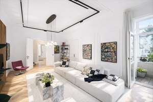 NEUER KP- 7.723,- pro QM--IMPOSANTE 3,4 METER- DESIGNER-STUCKWOHNUNG- Gründerzeit- -ruhige Lage