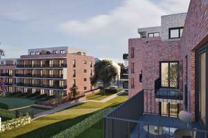 B24: 1-Zimmer-Studio im 3. OG mit Balkon zur Parkseite