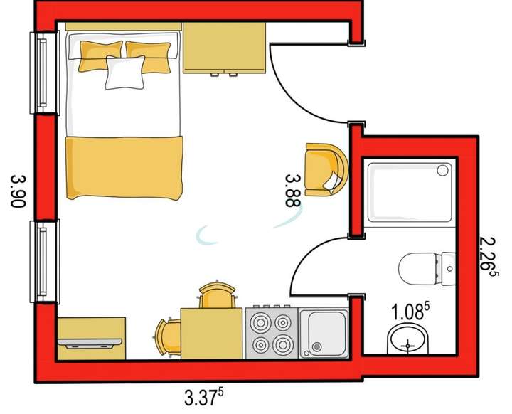 Grundriss City Appartment