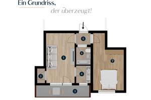 Gepflegte 2-Zimmer-Wohnung mit Loggia im Universitätsviertel Augsburg – Die vollständige Adresse der Immobilie erhältst du vom Anbieter., 86159 Universitätsviertel, Augsburg – Vorschaubild 11