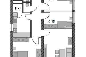 Helle und freundliche 4 Zimmerwohnung mit Tiefgaragenstellplatz in Oberkassel/Grenze Niederkassel – Die vollständige Adresse der Immobilie erhältst du vom Anbieter., 40547 Niederkassel, Düsseldorf – Vorschaubild 12