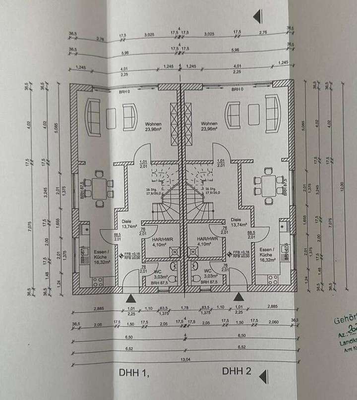 Haus 1+2_Grundriss Erdgeschoss