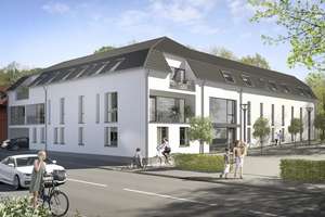 Schicke und Moderne barrierefreie 2-Zimmer Neubauwohnung mit Hochwertiger EBK und großem Balkon 
