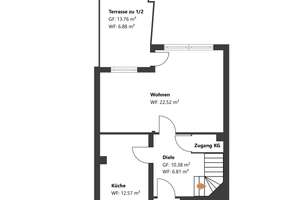 Charmantes Reihenhaus mit Garten in zentraler Lage von Köln-Longerich – Die vollständige Adresse der Immobilie erhältst du vom Anbieter., 50737 Longerich, Köln – Vorschaubild 19