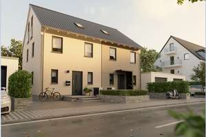 Florstadt: Gehobene Neubau Doppelhaushälfte KFW 55 in traumhafter Lage (Provisionsfrei) – Die vollständige Adresse der Immobilie erhältst du vom Anbieter., 61197 Florstadt – Vorschaubild 1