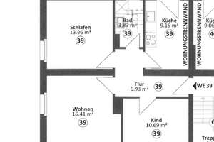 3-Raum-Wohnung mit Balkon in ruhiger Lage!