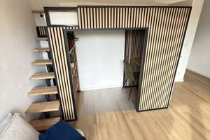 exkl. 1-Zimmer-Apartment im Japandi-Style mit Balkon, TG-Stellplatz & cleverem Raumwunder befristet – Friedrichstraße 47, 97082 Zellerau, Würzburg – Vorschaubild 3