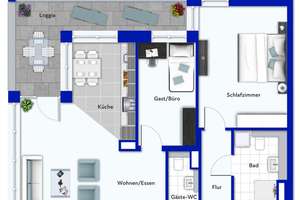Exklusive Penthousewohnung mit Hafen- und Meerblick in Bremerhaven – Die vollständige Adresse der Immobilie erhältst du vom Anbieter., 27568 Mitte-Süd, Bremerhaven – Vorschaubild 17