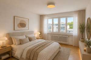 Energieoptimiertes Wohnen am Park: 2,0 -Zimmer-Wohnung mit Loggia und Balkon – Die vollständige Adresse der Immobilie erhältst du vom Anbieter., 81373 Land in Sonne, München – Vorschaubild 4