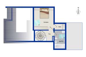 Schöne 2,5-Zimmer-Wohnung in Bad Cannstatt – Die vollständige Adresse der Immobilie erhältst du vom Anbieter., 70374 Espan, Stuttgart – Vorschaubild 13