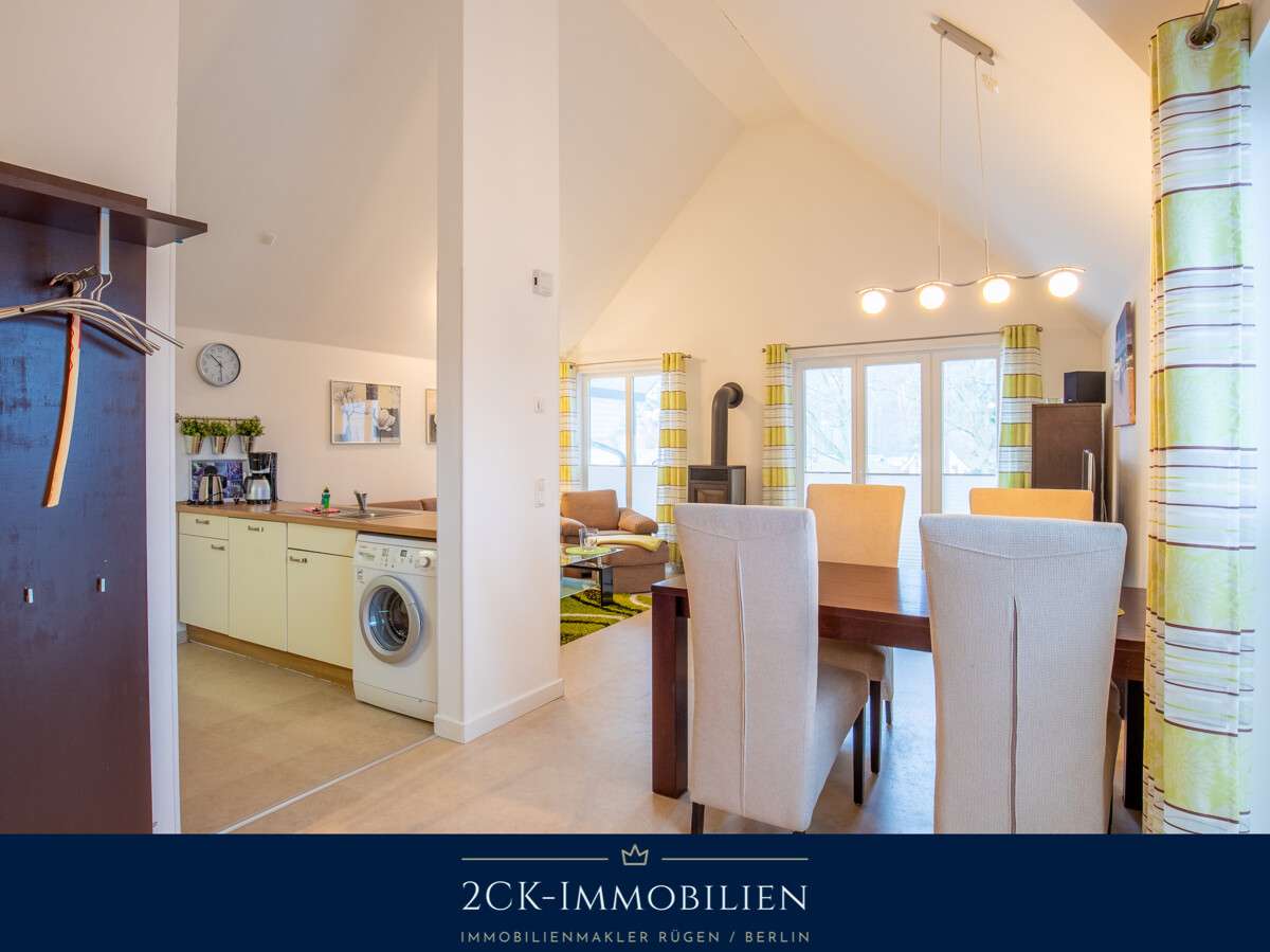 Immobilie in Glowe - 2 Zimmer Premium Ferienwohnung in Glowe, strandnah, zwei Balkone, Sauna, Kamin, inkl. Stellplatz! - Bild 12