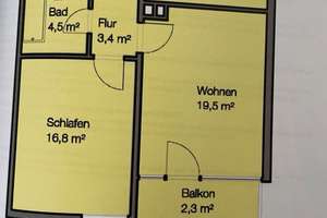 Lebendig wohnen in Nürnberg: 2-Zimmer-Wohnung in Langwasser