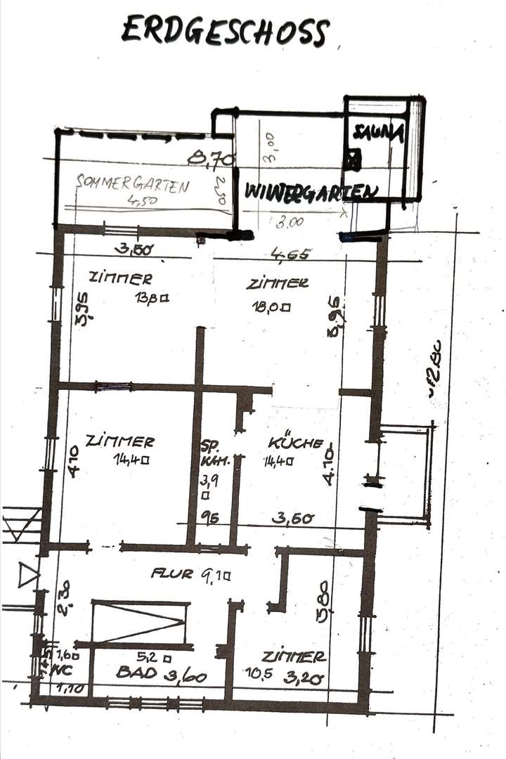 Erdgeschoss Grundriss