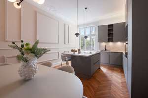 Hanseatische Eleganz neu interpretiert: kernsanierter Altbau mit wunderschönem Interiordesign – Schrötteringksweg  9, 22085 Uhlenhorst, Hamburg – Vorschaubild 3