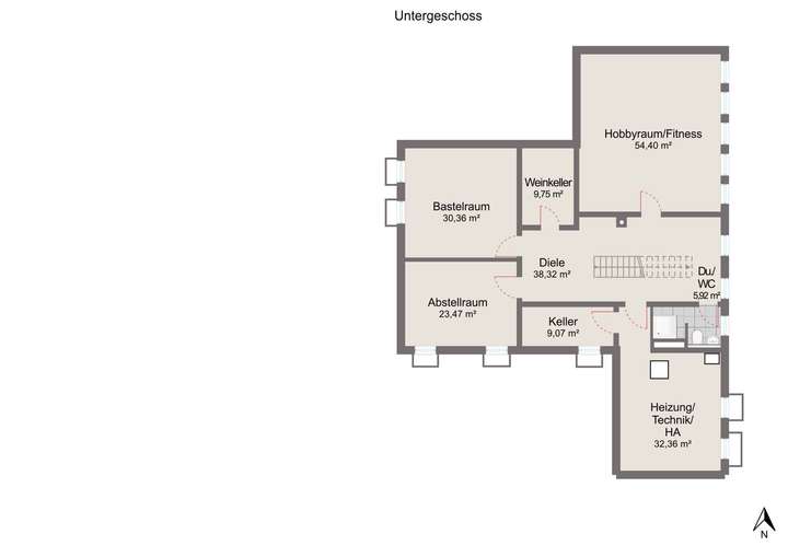 Grundriss Untergeschoss