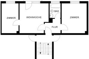 3-Zimmer Wohnung in Kornharpen – Grüner Weg 62, 44791 Kornharpen/Voede-Abzweig, Bochum – Vorschaubild 3