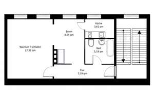 Savignyplatz: Sonniges Altbau‑Apartment mit hohen Decken & Originaldielen, bezugsfrei – Die vollständige Adresse der Immobilie erhältst du vom Anbieter., 10623 Charlottenburg, Berlin – Vorschaubild 9