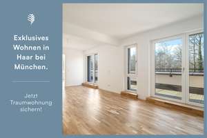 Bereits bezugsfertig: Moderne 3,5-Zimmer-Wohnung mit Gäste-WC und Terrasse in der Nähe von München