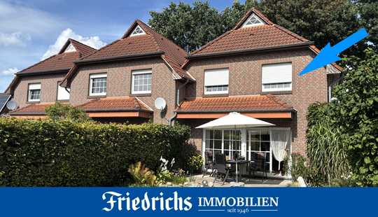 Bild von Kapitalanlage! Reihenendhaus m. Garage, Terrasse u. sonnigem Garten in Edewecht / ruh., zentr. Lage
