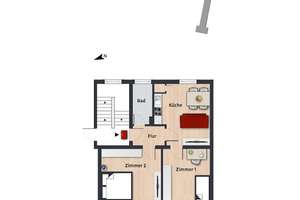 Schöne Wohnung in Stadtnähe // 1.OG rechts – Lessingstr. 36, 38440 Stadtmitte (Ortsteil), Wolfsburg – Vorschaubild 6