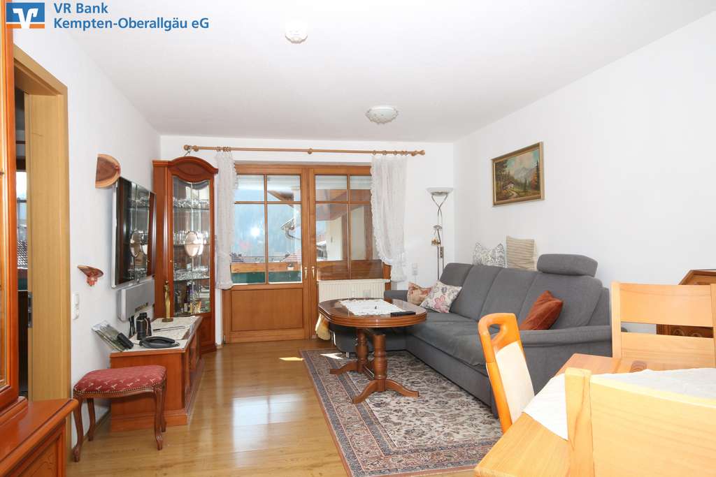 Immobilie in Bad Hindelang - Barrierefreie 2-Zimmer-Wohnung mit Süd-Balkon in traumhafter Lage - Bild 1