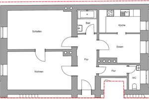 Stilvoll wohnen in Schwabing-West: 2-Zimmer-Altbauwohnung mit Charakter – Pündterplatz 9, 80803 Neuschwabing, München – Vorschaubild 8