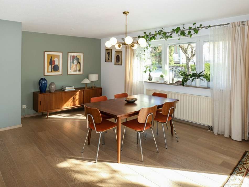 Esszimmer KI visualisiert