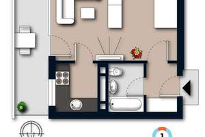 FIRSTPLACE – Helles 1-Zimmer-Apartment mit großem Balkon & Grünblick, Fürstenried-West – Die vollständige Adresse der Immobilie erhältst du vom Anbieter., 81475 Fürstenried-West, München – Vorschaubild 7