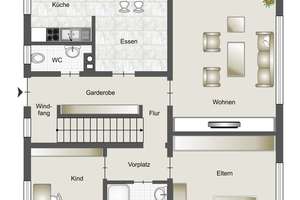 Zweifamilienhaus mit Einliegerwohnung, Doppelgarage in ruhiger Sackgasse – Die vollständige Adresse der Immobilie erhältst du vom Anbieter., 72581 Dettingen an der Erms – Vorschaubild 16