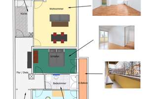 Im Herzen Tempelhofs - sanierte, helle 2,5 Zimmerwohnung  mit 2 Balkonen und Stellplatz – Friedrich-Wilhelm-Str. 55-56, 12103 Tempelhof, Berlin – Vorschaubild 16