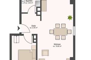 AMG | 2-Zimmer-Maisonette in zentraler Innenstadtlage – Die vollständige Adresse der Immobilie erhältst du vom Anbieter., 86153 Am Schäfflerbach, Augsburg – Vorschaubild 14