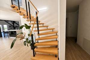 Exklusives Loftflair auf zwei Ebenen: Designküche, Dachterrasse und Weitblick – Die vollständige Adresse der Immobilie erhältst du vom Anbieter., 67551 Heppenheim, Worms – Vorschaubild 12