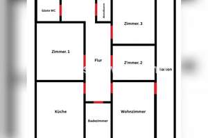 Tauschwohnung: 4 Zimmer Warm 1132€ / Suche 3  Zimmer Warm maximal 900€