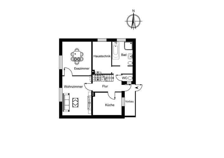 Haus 98 - Erdgeschoss
