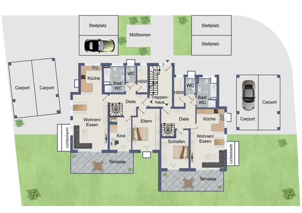 Immobilie in Wehringen -  4-Zimmer-Wohnung EG in Wehringen - Bild 3