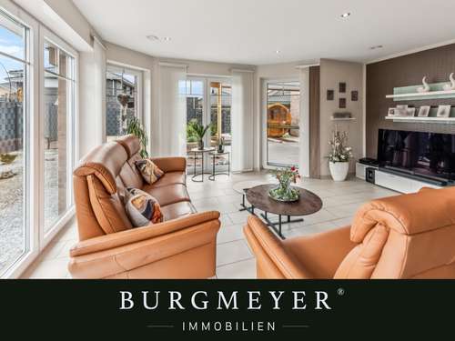 Abbildung zu LOHNE: Direkt Einziehen & Wohlfühlen- Moderner Bungalow mit Doppelgarage & Saun