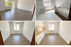 Renovierte 3 Zimmer Wohnung mit Balkon und Gemeinschaftsgarten in ruhiger Lage