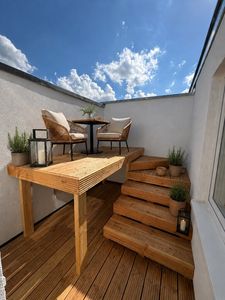 RESERVIERT Dachgeschosswohnung mit Loggia