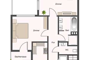 Wohnen in absolut zentraler Lage: 
"3-Zimmer-Maisonettewohnung mit Dachterrasse in Bergedorf" – Die vollständige Adresse der Immobilie erhältst du vom Anbieter., 21029 Bergedorf (Ortsteil), Hamburg – Vorschaubild 12