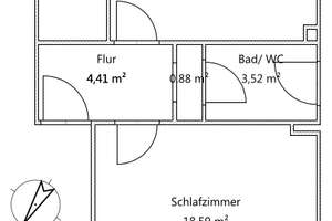 Gepflegte 2-Zimmer-Wohnung im 2. OG in Oberhausen-Dümpten – Die vollständige Adresse der Immobilie erhältst du vom Anbieter., 46045 Dümpten, Oberhausen – Vorschaubild 1