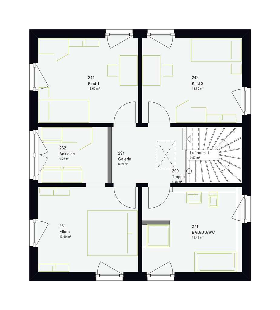 Immobilie in Dill - traumhafte 145 m² Stadtvilla mit vielen Fenstern! Technikfertig! - Bild 4