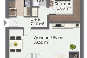 Ganz oben in Ohligs. 
Aufzug & Traumausblick. – 42697 Ohligs/Aufderhöhe/Merscheid, Solingen – Vorschaubild 15