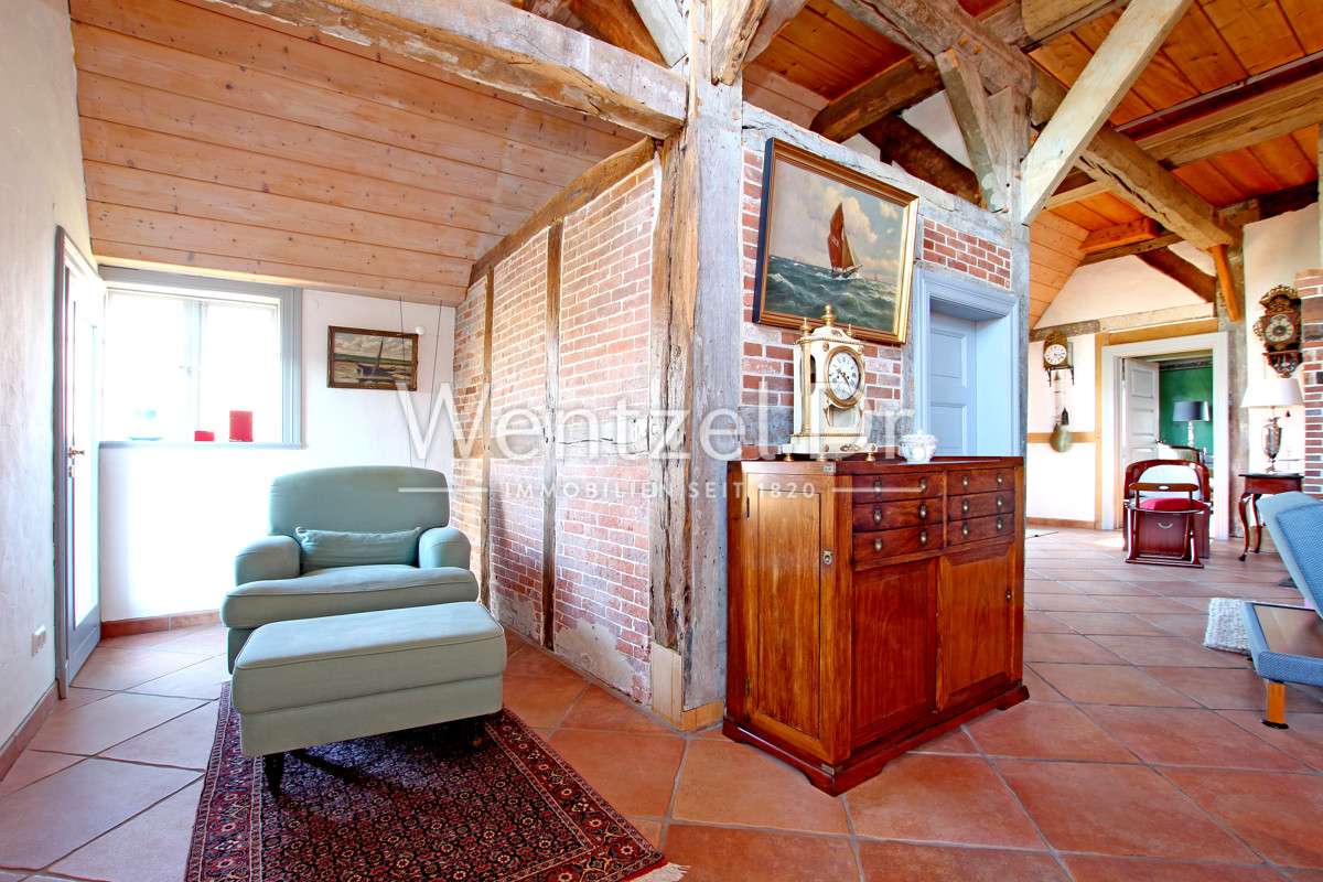 Immobilie in Grünendeich - Einzigartiges und komplett saniertes Fachwerk-Juwel zum Kauf in Grünendeich - Wentzel Dr. - Bild 6