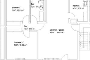 3 ZKB mit Balkon in Harleshausen! – John-F.-Kennedy-Straße 9, 34128 Harleshausen, Kassel – Vorschaubild 2