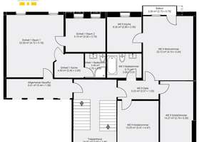Hobbyraum, Balkon, Innenhof und super Ausblick! – Jakobstraße 51, 9130 Sonnenberg, Chemnitz – Vorschaubild 2